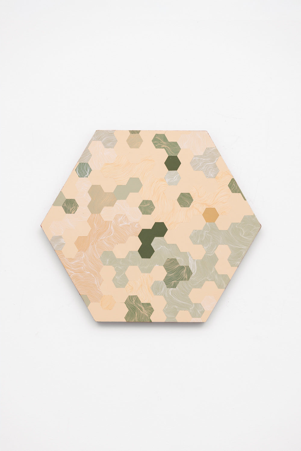 Beige Tessellation Hexagon (35x30.5cm)