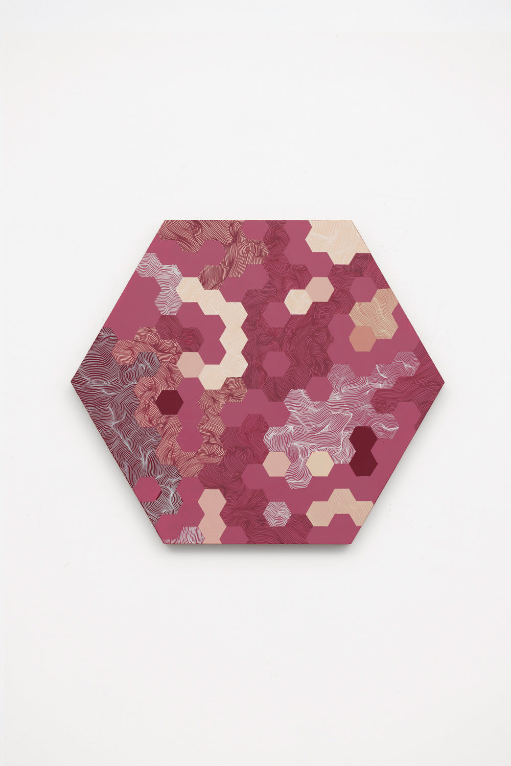 Mulberry Tessellation Hexagon (35x30.5cm)