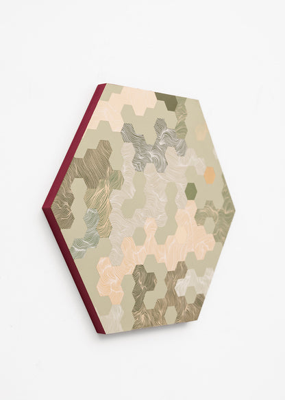 Sage Tessellation Hexagon (35x30.5cm)
