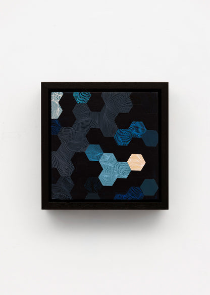 Navy Tessellation Mini (18x18cm)
