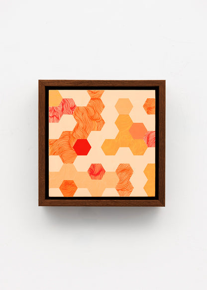 Orange Tessellation Mini (18x18cm)
