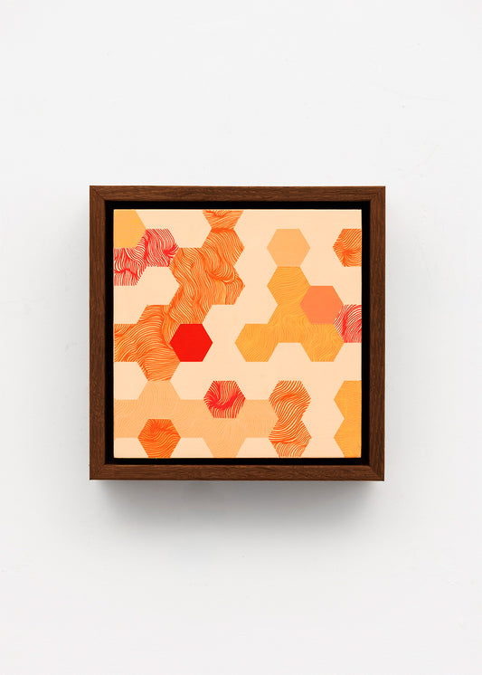 Orange Tessellation Mini (18x18cm)