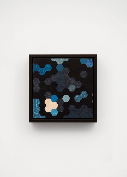 Navy Tessellation Small (23x23cm)
