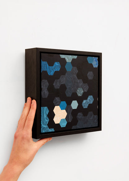 Navy Tessellation Small (23x23cm)