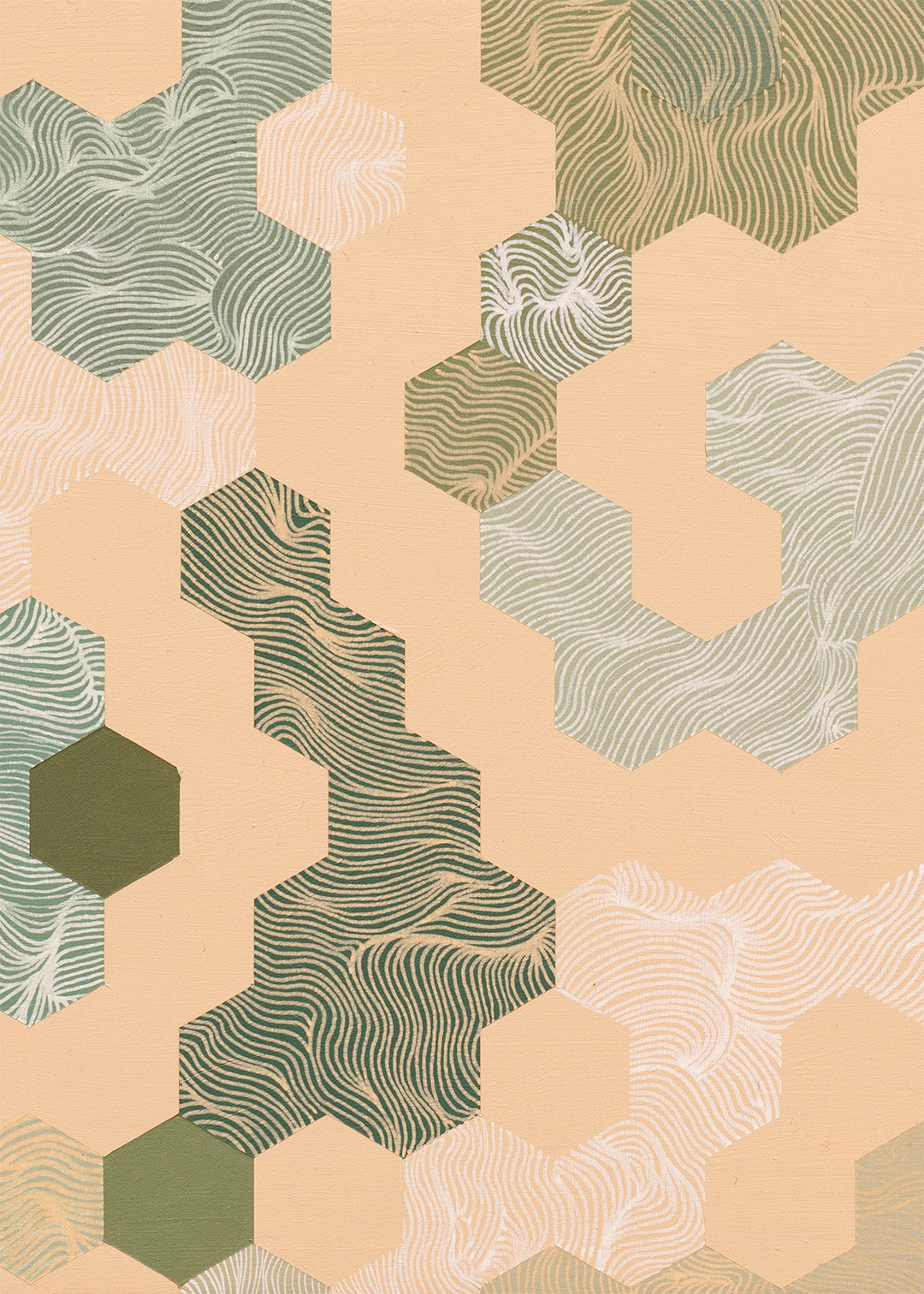Sage Tessellation Small (23x23cm)